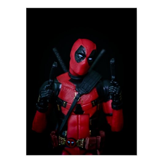 Super Hero Speelgoed Photography ontworpen Perfect Poster (Voorkant)