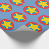 Super Hero Star Shield Cadeaupapier (Hoek)
