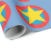 Super Hero Star Shield Cadeaupapier (Rol Hoek)