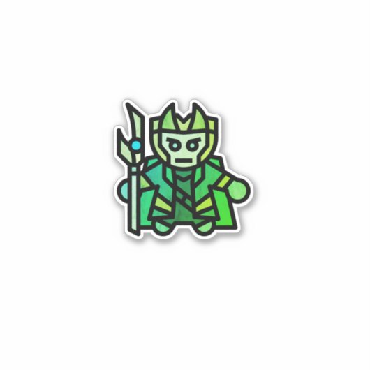 Super hero sticker (Voorkant)