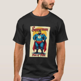 Super Hero Superman Man van Meal Funny Novelty T-shirt