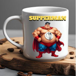 Super Hero SUPPERMAN Grappig Kantoor Gift Koffiemok