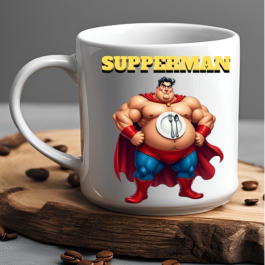 Super Hero SUPPERMAN Grappig Kantoor Gift Koffiemok