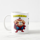 Super Hero SUPPERMAN Grappig Kantoor Gift Koffiemok (Links)