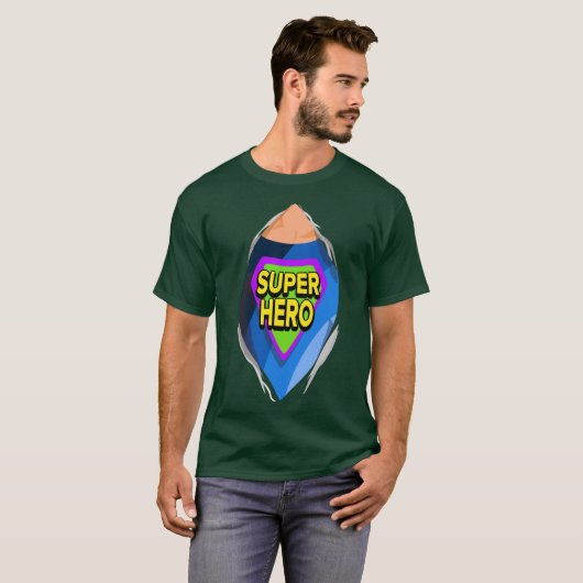 SUPER HERO T-Shirt (Voorkant volledig)