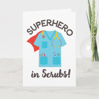 Super Hero Thank You Cards voor artsen en verpleeg Kaart