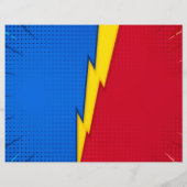 SUPER HERO THEME CHIP BAGS FLYER (Achterkant)