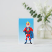 Super Hero Visitekaartje Shell (Staand voorkant)