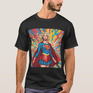 Super Hero Vrouwen T-Shirt - Symbool van Macht en 