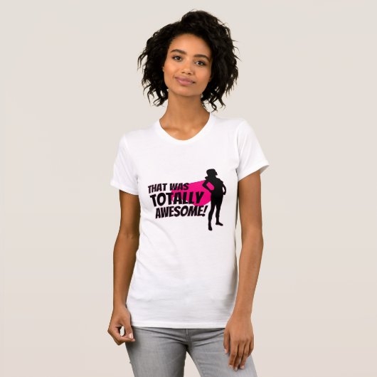 Super Hero Woman Power T-shirt (Voorkant volledig)