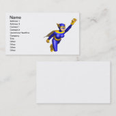 Super Hero Woman Visitekaartje (Voorkant / Achterkant)
