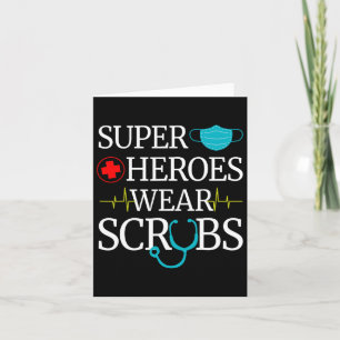 Super Heroes Draag de verpleegkundigen die medisch Kaart