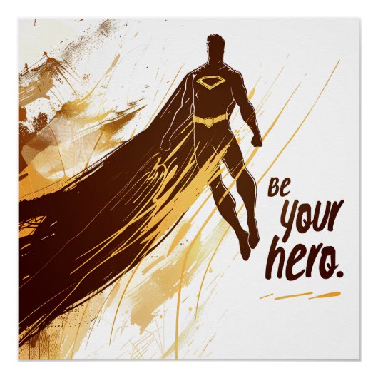 Super Heroes Minimalist Perfect Poster (Voorkant)