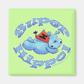 Super Hippo Magneet (Voorkant)