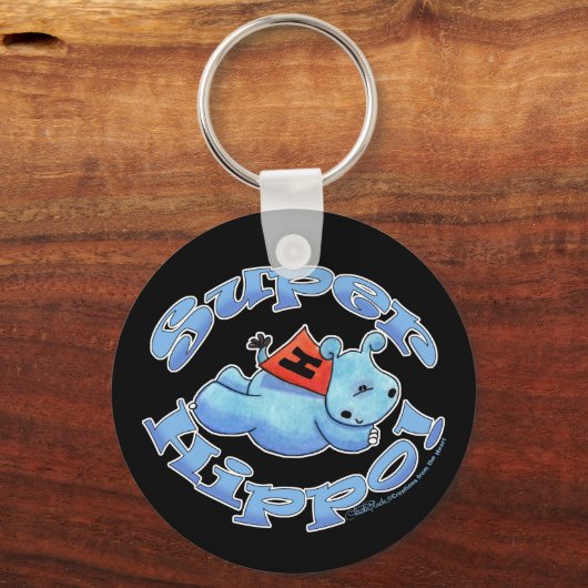 Super Hippo Sleutelhanger (Voorkant)