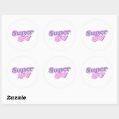 Super Homoseksueel Ronde Sticker (Vel)