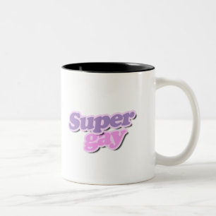Super Homoseksueel Tweekleurige Koffiemok