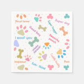 Super hond partij servetten (Voorkant)