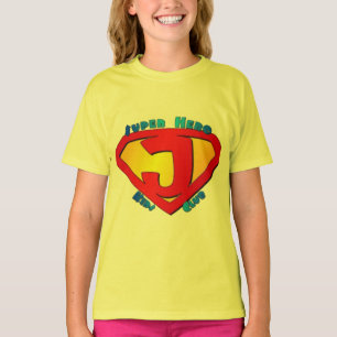 Super Hope Hero Meisjes Gele T-shirt