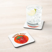 Super Hot Pepper Diva Bier Onderzetter (Rechterzijde)