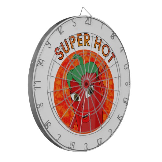 Super Hot Pepper Diva Dartbord (Voorkant Links)