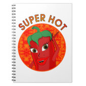 Super Hot Pepper Diva Notitieboek (Voorkant)