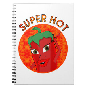 Super Hot Pepper Diva Notitieboek