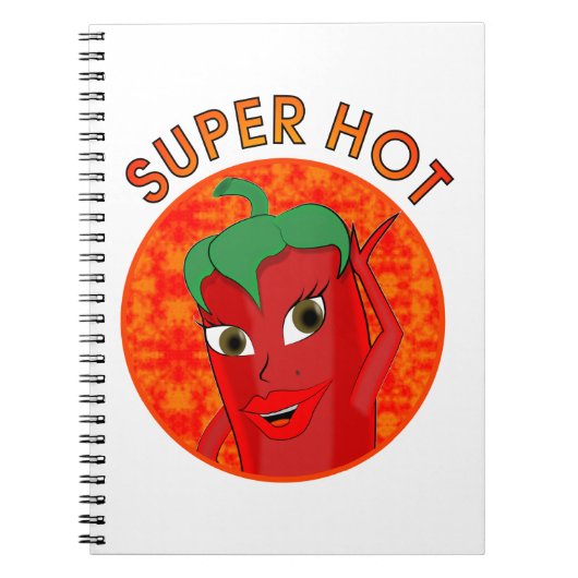 Super Hot Pepper Diva Notitieboek (Voorkant)