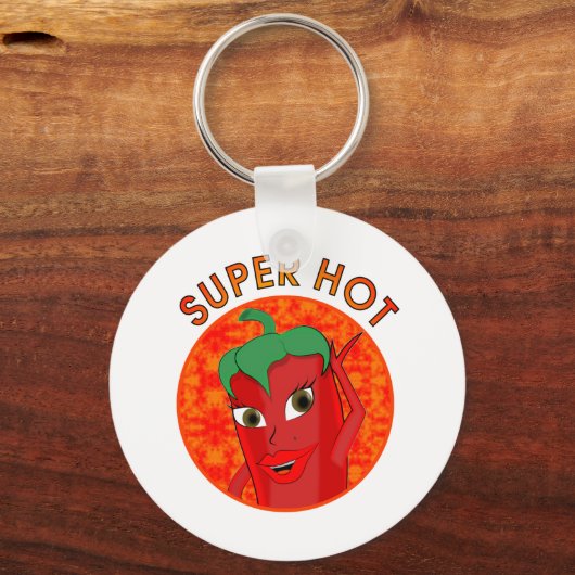 Super Hot Pepper Diva Sleutelhanger (Voorkant)