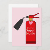 Super Hottie Valentijnsdag Kaart (Voorkant / Achterkant)