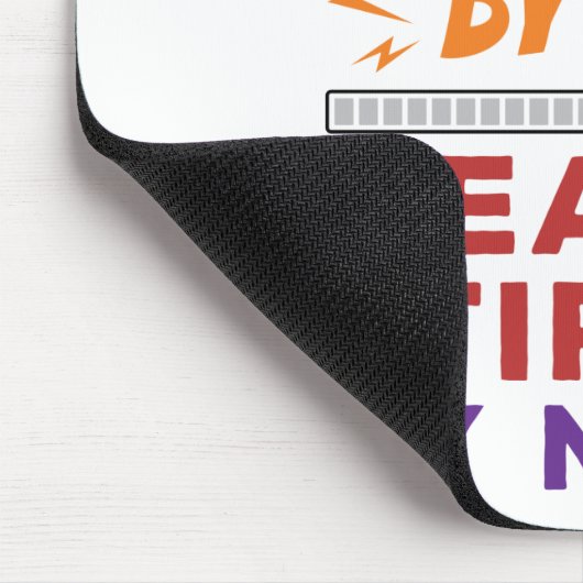 Super HR Manager op dag Echt getild door nacht Muismat (Hoek)