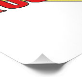 Super Husband Foto Afdruk (Hoek)