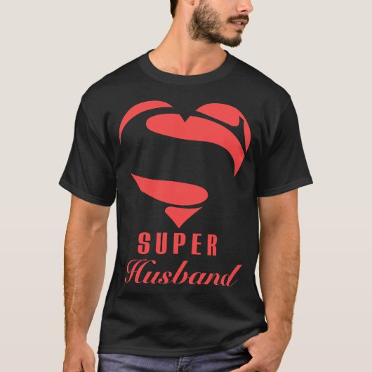 Super Husband Superheld Gift Family - kerstprijs T-shirt (Voorkant)