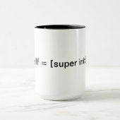 super init coffee mug mok (Midden)