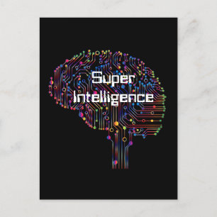 Super Intelligente Technologie Briefkaart