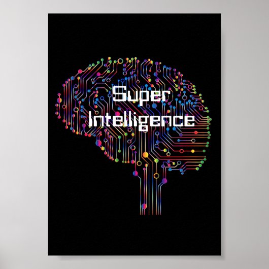 Super Intelligente Technologie Poster (Voorkant)