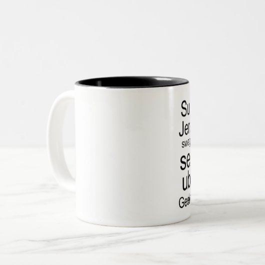 Super Jersey koffie Mok (Voorkant links)