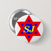 Super Jew Pin Ronde Button 5,7 Cm (Voorkant /achterkant)