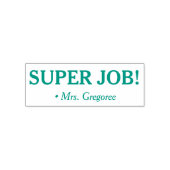 "SUPER JOB!" Rubberstempel Zelfinktende Stempel (Design)