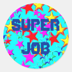 Super Job Star Sticker