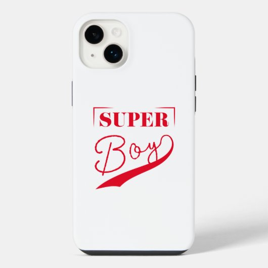 Super Jongen iPhone Hoesje (Achterkant)