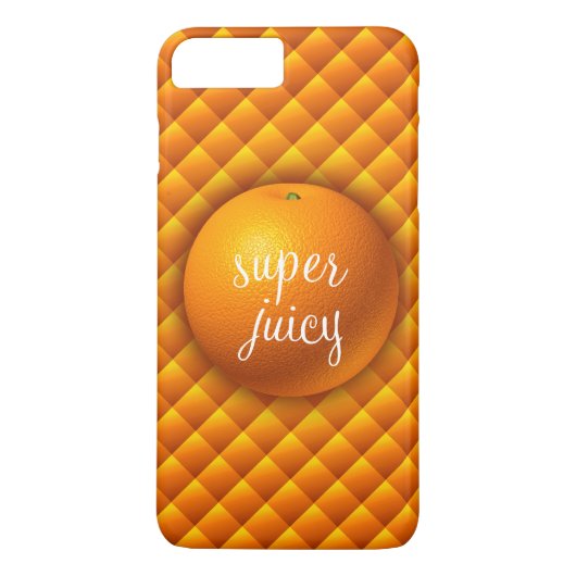 Super Juicy Oranje iPhone 7 Case-Mate iPhone Case (Achterkant)