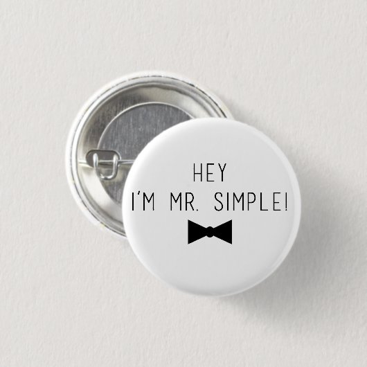 Super Junior "Mr. Simple" Button (Voorkant /achterkant)