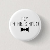 Super Junior "Mr. Simple" Button (Voorkant)