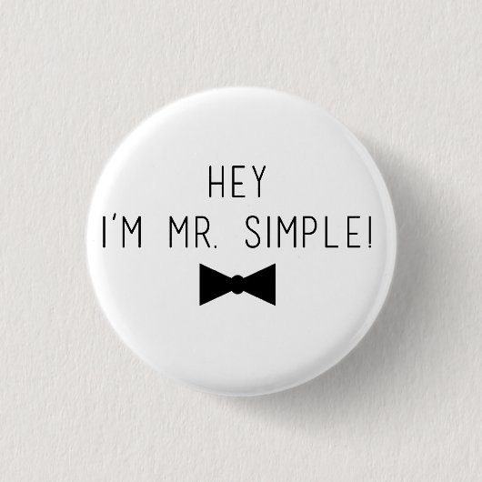 Super Junior "Mr. Simple" Button (Voorkant)