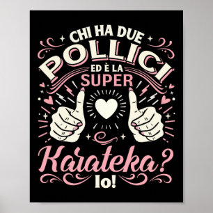 Super Karateka - Karate Cadeau Karate Meisje Karat Poster