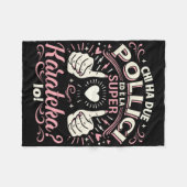 Super Karateka - Regalo Karate Ragazza Karate Donn Fleece Deken (Voorkant (Horizontaal))