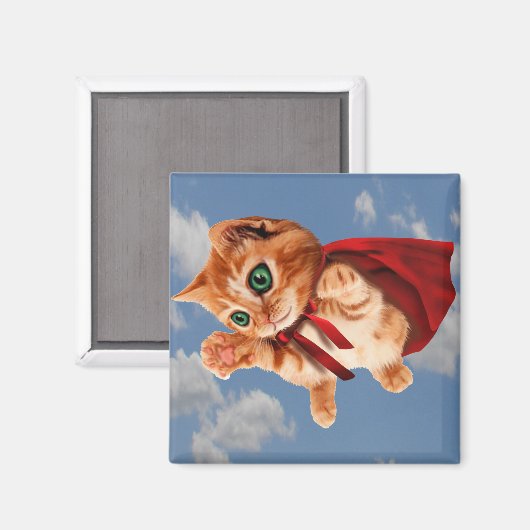 Super Kat Magneet (Voorkant / Achterkant)