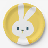 Super Kawaii Cute Easter Bunny. Papieren Bordje (Voorkant)