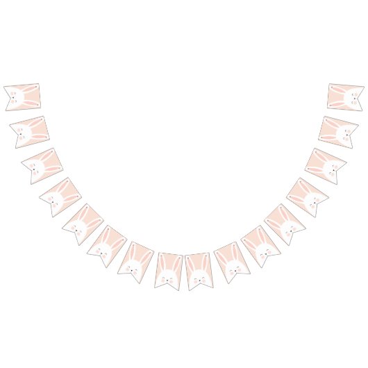 Super Kawaii Cute Easter Bunny. Vlaggetjes (Alle)